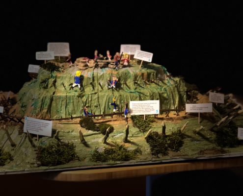 completed diorama